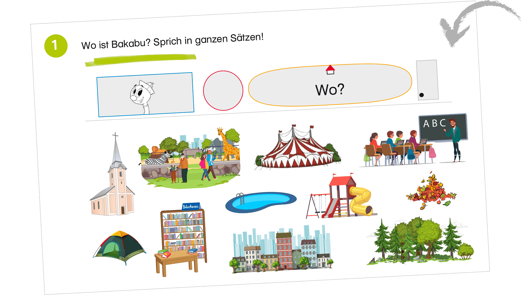 Satzbausteine und Satzbaupläne als Symbole machen Sprache sichtbar